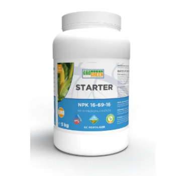 Гель ГроГрін Стартер / GroGreen Starter NPK 16-69-16+TE 5 кг