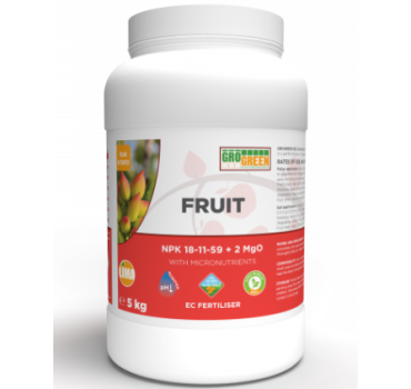 Гель ГроГрін Фрут NPK  18-11-59 +2MGO +TE /GroGreen Fruit 5 кг