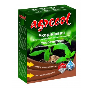 Добриво водорозчинне Укорінююч для саджанців та насіння, Agrecol