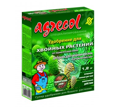 Добриво гранульоване для хвойних від пожовтіння хвої, Agrecol шт