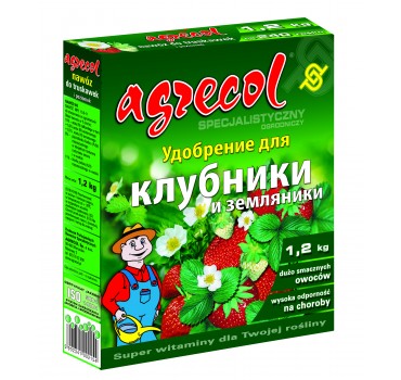 Добриво гранульоване для полуниці та суниці, Agrecol шт
