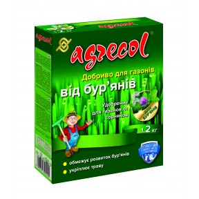 Добриво гранульоване для газонів від бур'янів, Agrecol 1,2 кг Добриво гранульоване для газонів від бур'янів, Agrecol 1,2 кг