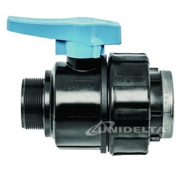 Кран кульовий різьба внутрішня / зовнішня Unidelta Кран кульовий різьба внутрішня / зовнішня Unidelta