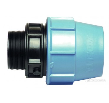 Муфта компресійна з зовнішньою різьбою Unidelta