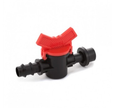 Кран стартовий з резинкою для трубки 16 мм Presto-PS (OV-0416-R)