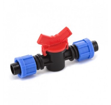 Кран прохідний для крапельної стрічки Presto-PS (LV-0117) Кран прохідний для крапельної стрічки Presto-PS (LV-0117)