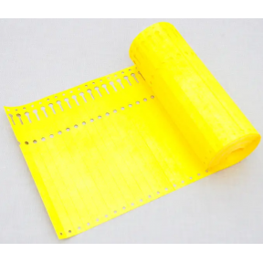 Етикетки TYVEK кольорові (жовті) 1,27 х 22 см, 1000 шт, Німеччина Етикетки TYVEK кольорові (жовті) 1,27 х 22 см, 1000 шт, Німеччина