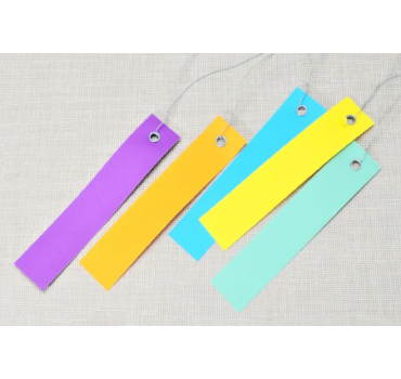 Етикетки на дроті жовті 2,0 х 10 см, 250 шт, Німеччина