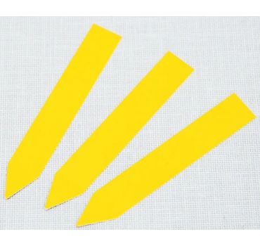 Етикетки-кілочки PET-R кольорові (помаранчеві) 1,6 х 10 см, 500 шт, Німеччина