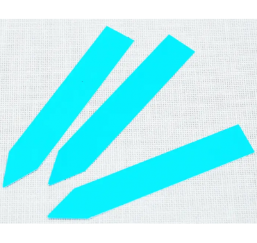 Етикетки-кілочки PET-R кольорові (блакитні) 1,6 х 10 см, 500 шт, Німеччина