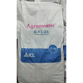 Добриво  Агромастер (Agromaster) NPK 6-13-24+10CaO+2MgO+8SO3 (25 кг)