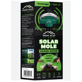 Відлякувач кротів на сонячній батареї Super Spike Profi Plus Відлякувач кротів на сонячній батареї Super Spike Profi Plus